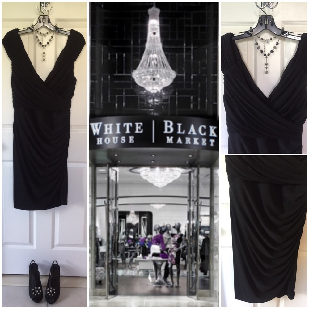 White House Black Market Black Dress